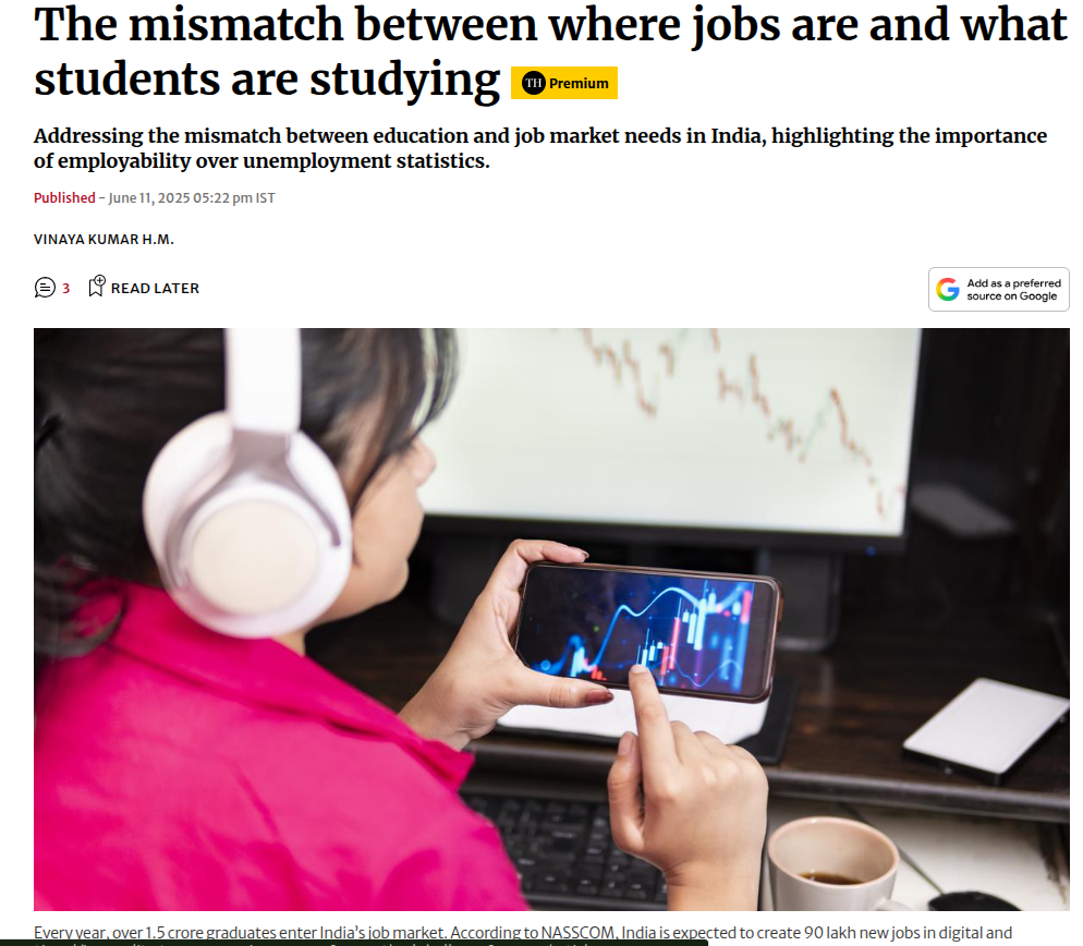 Employability drops in India